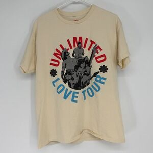 Red Hot Chili Peppers Unlimited Love Tour 2022 Band T-Shirt Cream Mens Medium